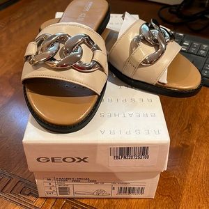 Brand new Geox slides size 38